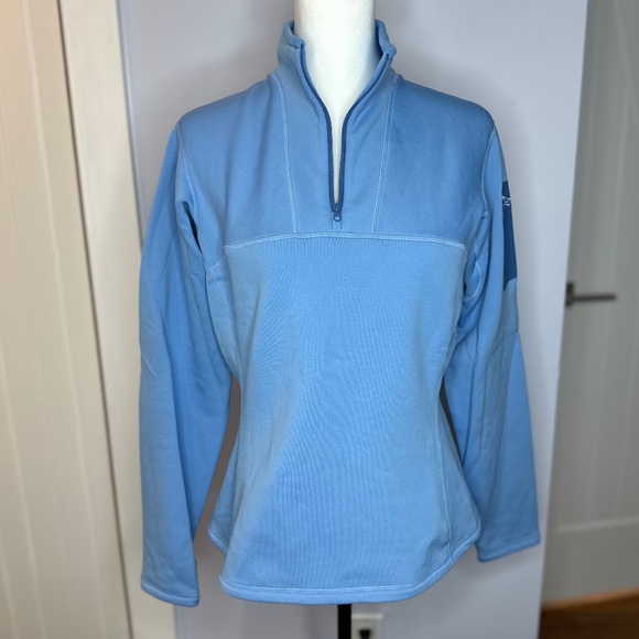 Arc'teryx Jackets & Blazers - Arc’teryx Women’s blue mid-layer.  Size L. 1/4 zip. Warm. Excellent condition!